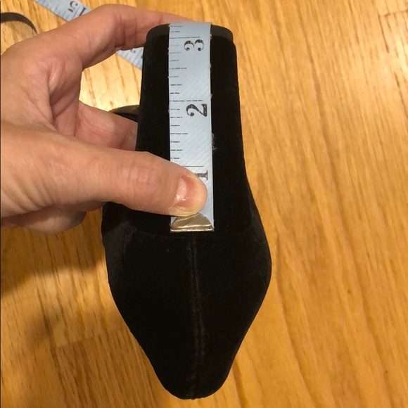 Dries Van Noten Velvet Black Block Heels 38M Euro - Picture 11 of 13